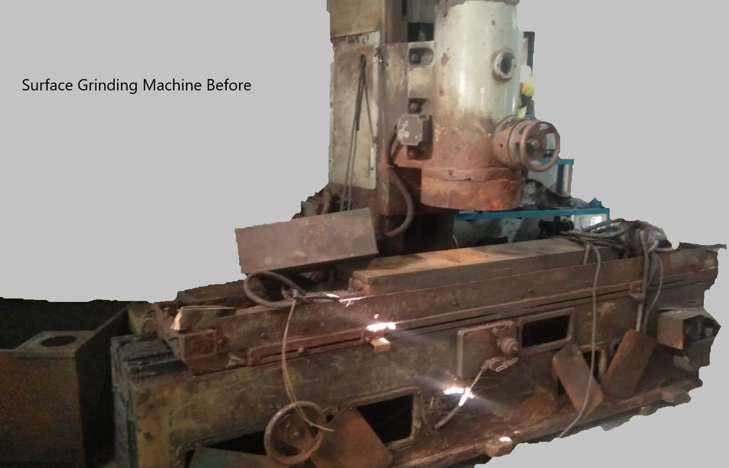 Surface Grinding Machine Before Final